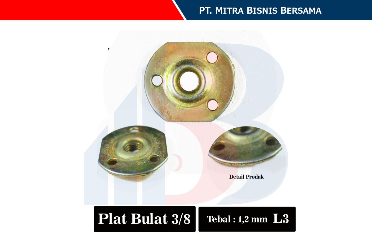 Plat Besi Spring Bed Bentuk Bulat, Kotak, U & L